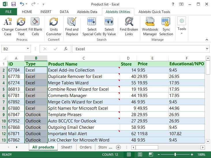 Ablebits excel free download