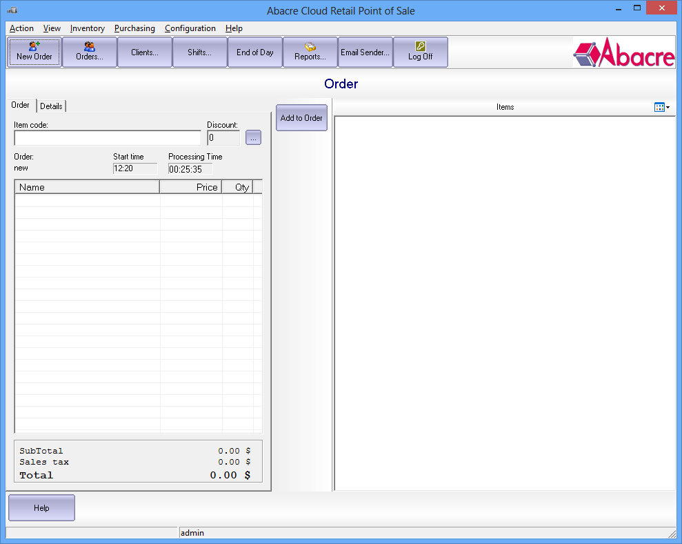 Abacre Cloud Retail Point of Sale - Screenshot #2