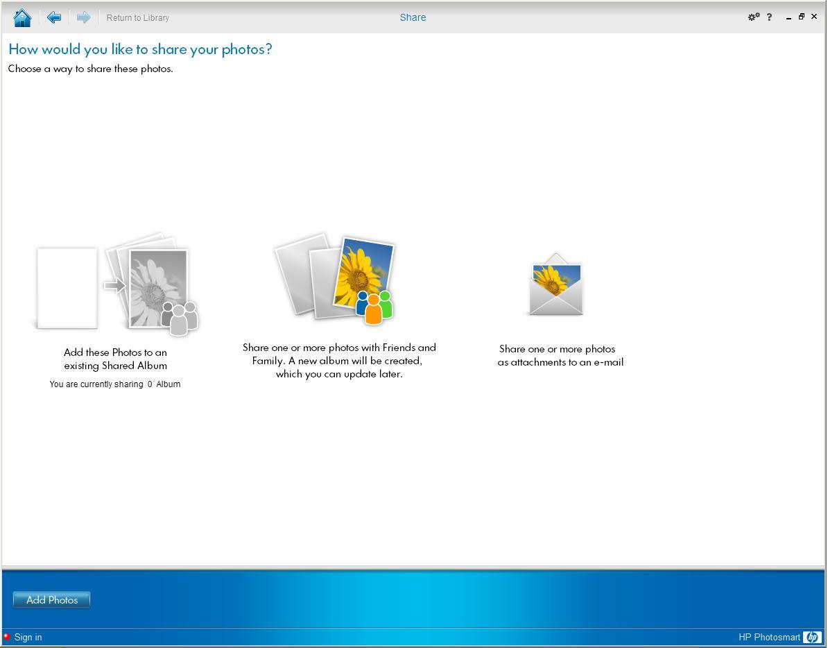 HP Photosmart Essential - Screenshot #1