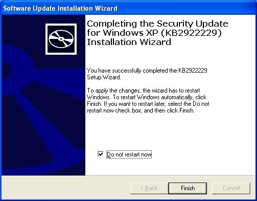 security update for windows xp service pack 3