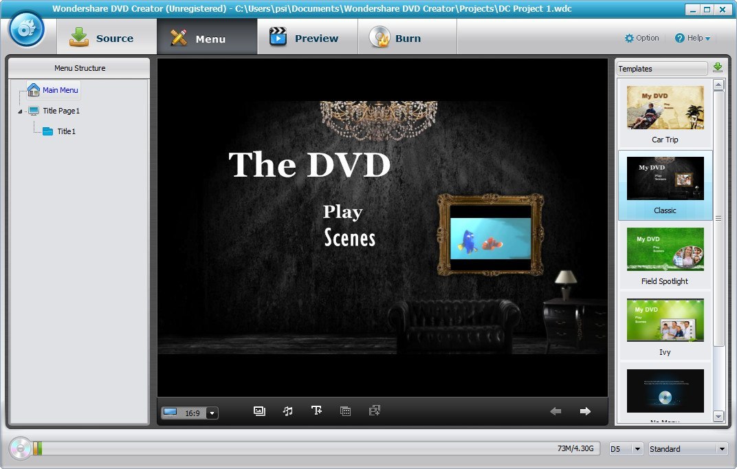 wondershare dvd creator 3.5.0.0