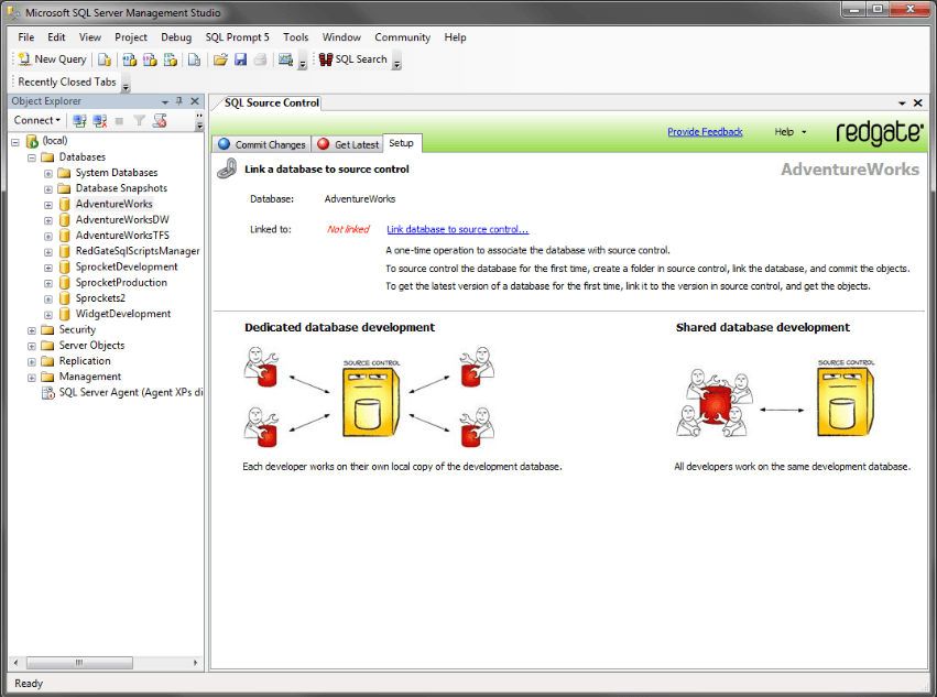 SQL Source Control - Screenshot #1