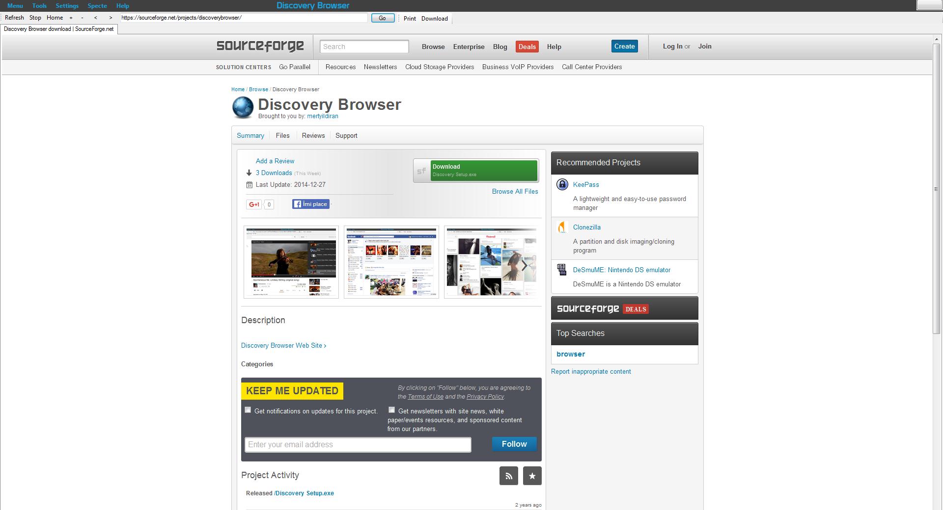 Discovery Browser latest version - Get best Windows software