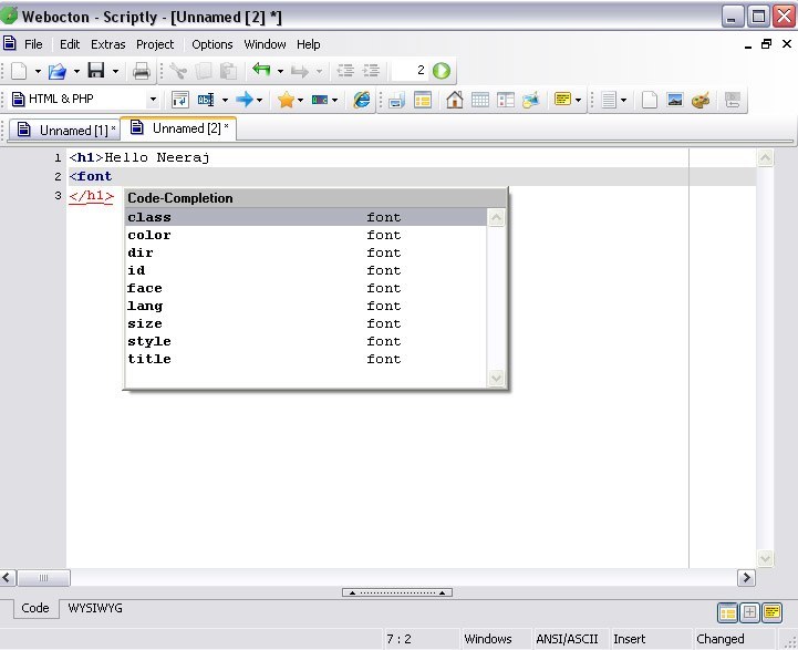 Webocton - Scriptly - Screenshot #1