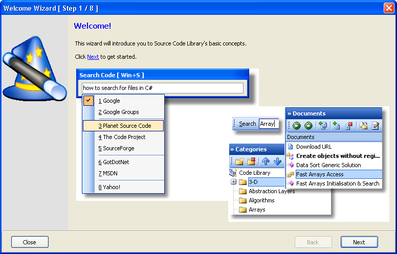 Source Code Library - Screenshot #3