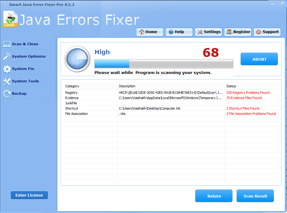 java fixer