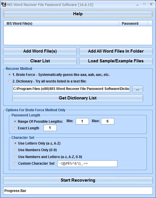 ms word 2007 password recovery online free