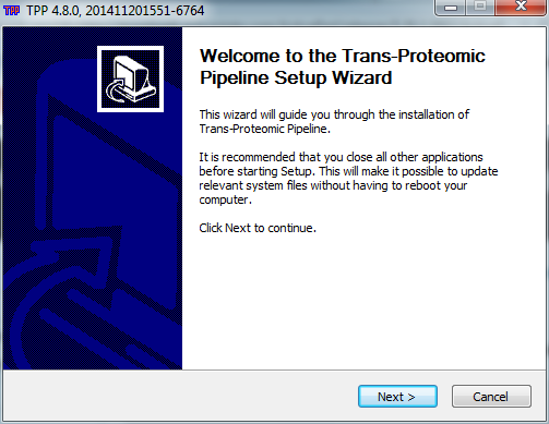 Trans-Proteomic Pipeline - Screenshot #1