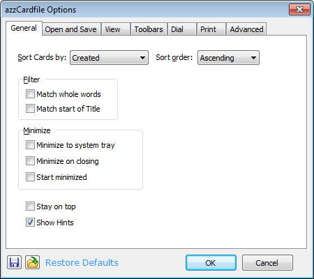 AZZ Cardfile download for free - SoftDeluxe