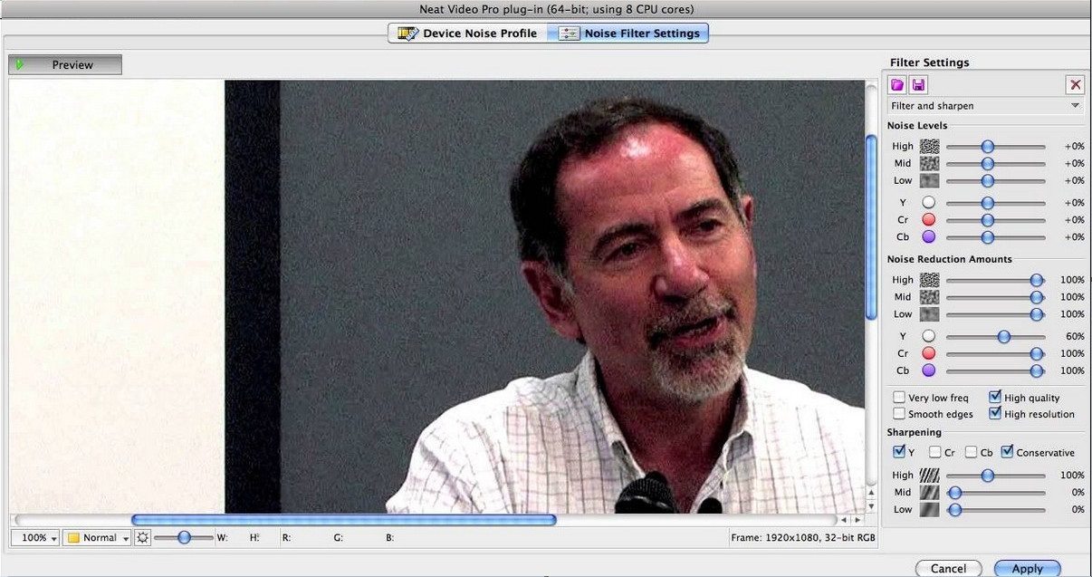 Neat Video Pro plug-in for After Effects - Screenshot #2