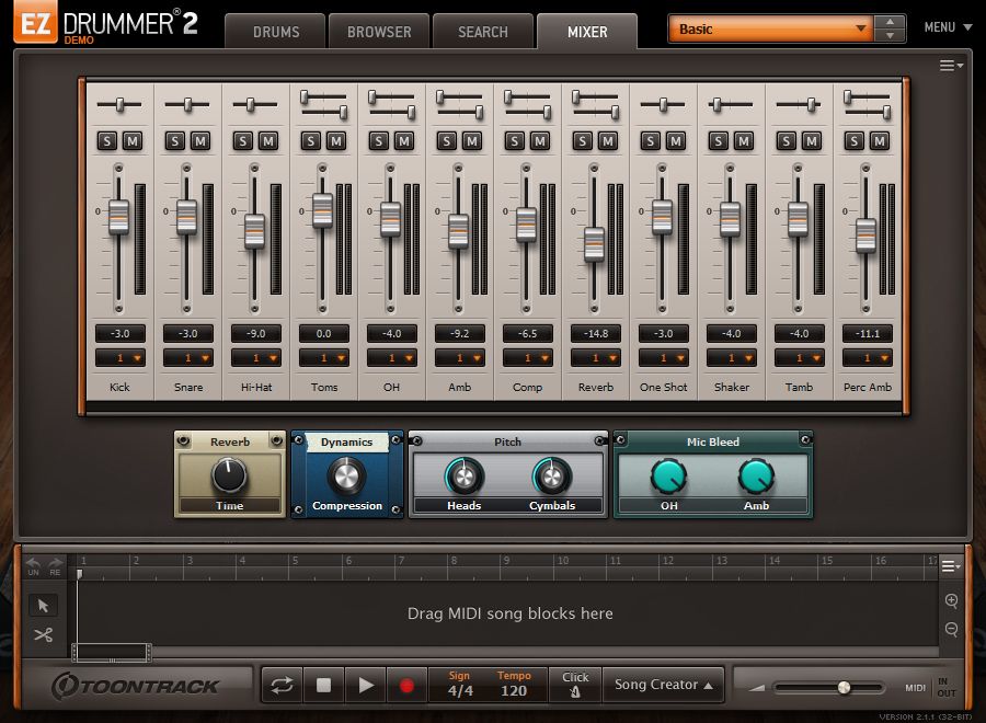 EZdrummer download for free SoftDeluxe