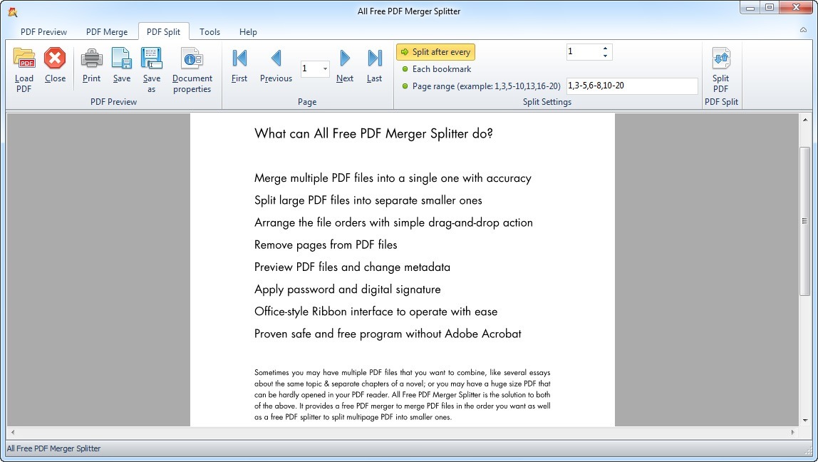 best windows free pdf merger software
