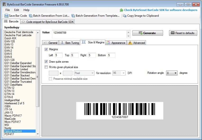 Bytescout Barcode Generator Download For Free Softdeluxe 5940