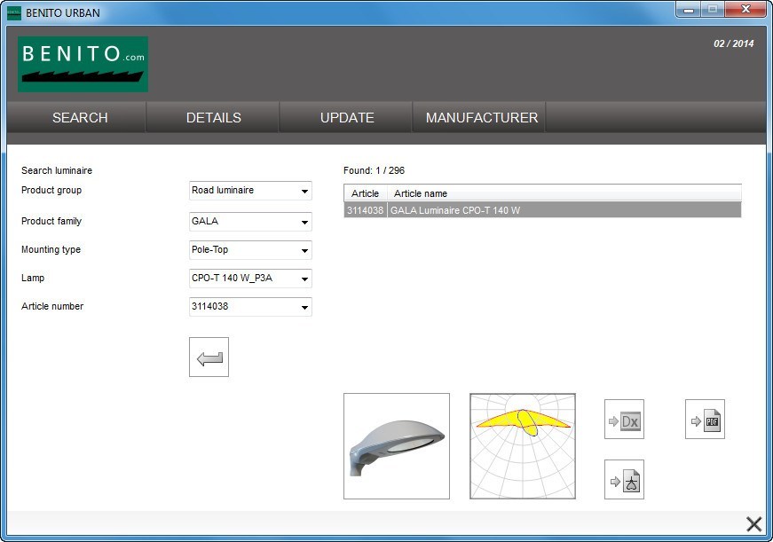 BENITO Catalogue - Screenshot #1