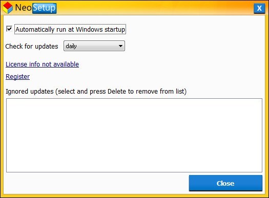 NeoSetup Updater - Screenshot #8