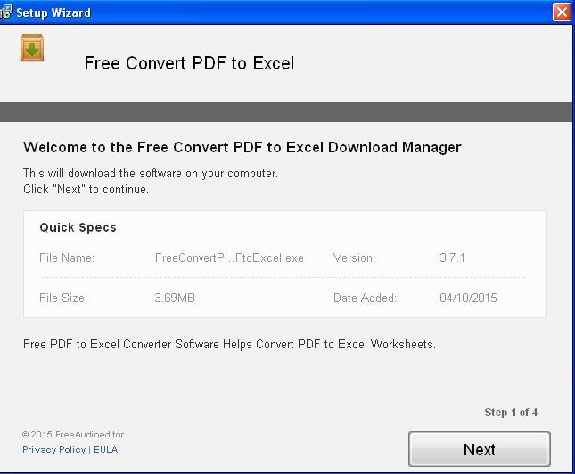free convert pdf into excel