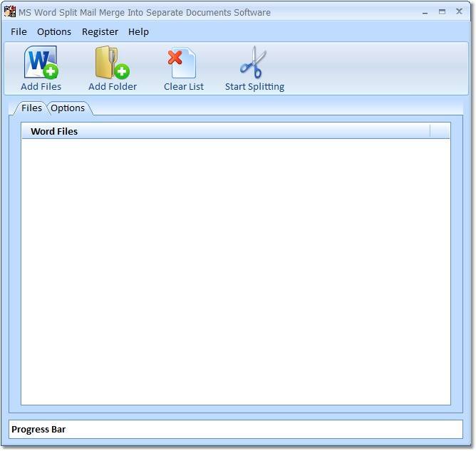 Split words. Split mail