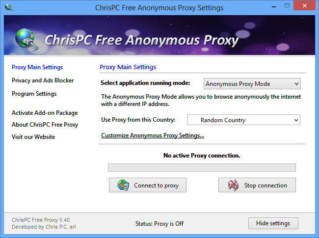 chris pc anonymous proxy