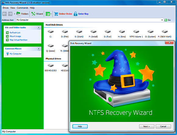 NTFS Recovery Wizard latest version - Get best Windows software