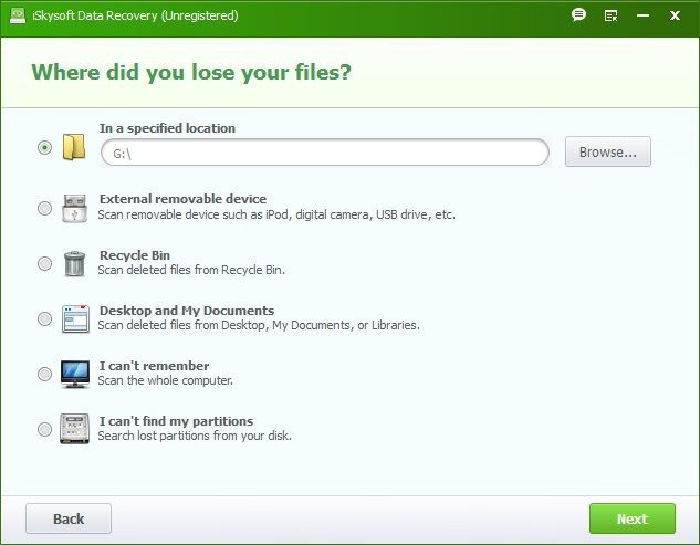 iSkysoft Data Recovery - Screenshot #17