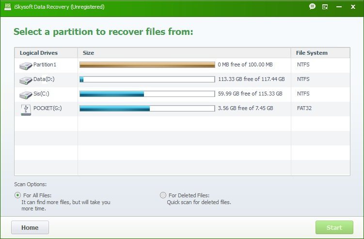 iSkysoft Data Recovery - Screenshot #11