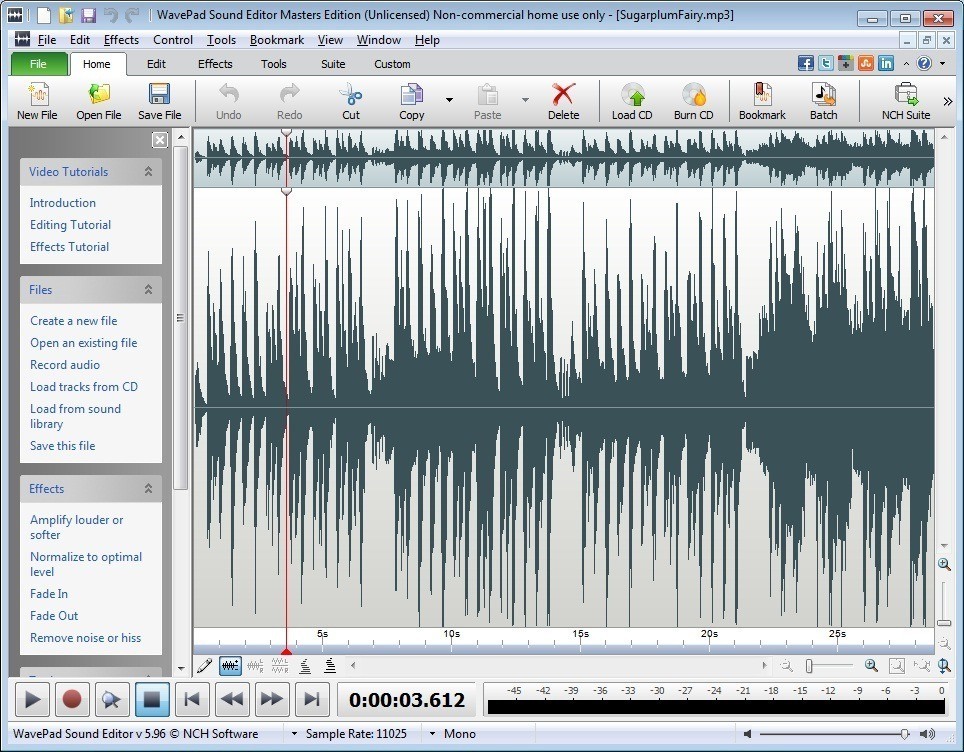 wavepad sound editor free downloads