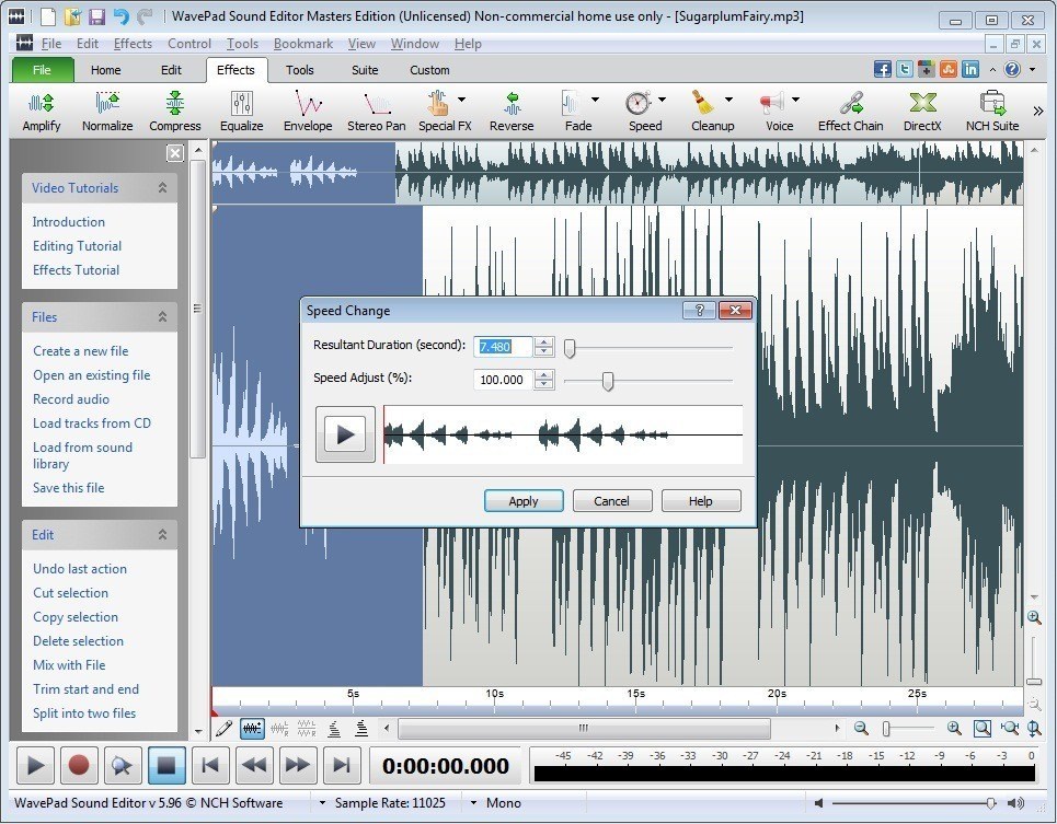 free for mac instal NCH WavePad Audio Editor 17.80