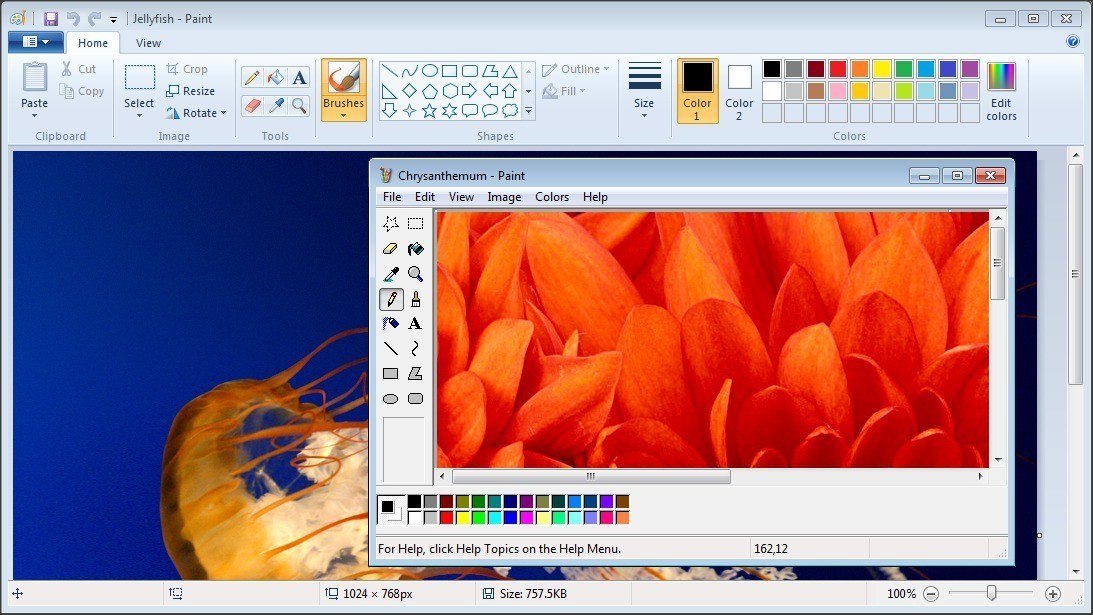 Paint win 7