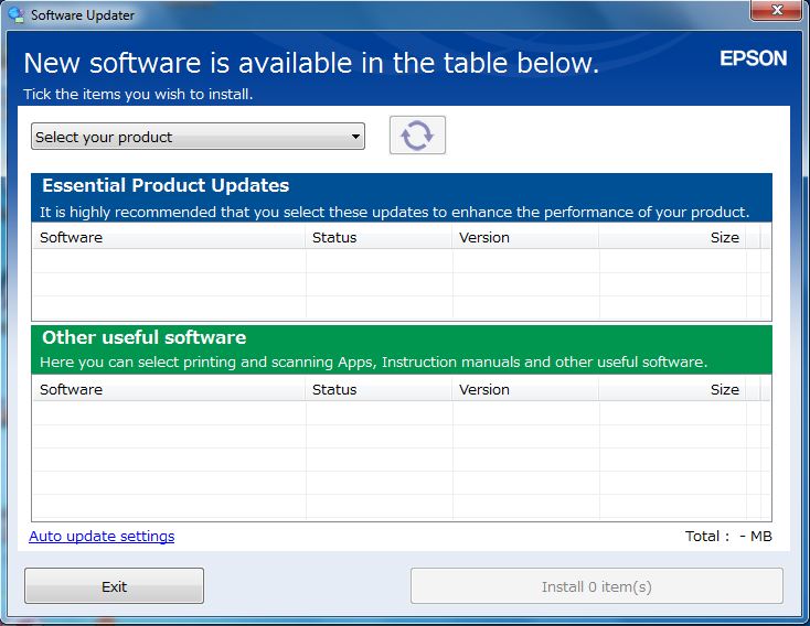 DS-560 Scanner Driver Update - Screenshot #1