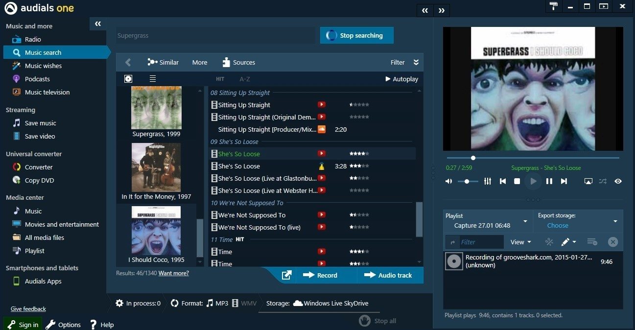 Audials One latest version - Get best Windows software