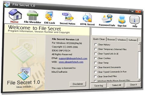 File Secret - Screenshot #1