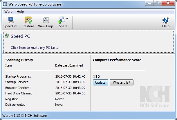 pc tune up software free