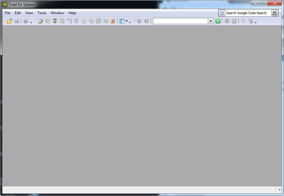 Toad for Sybase - Screenshot #1
