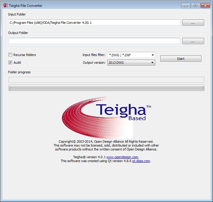 Teigha File Converter - Screenshot #4
