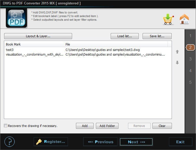 DWG to PDF Converter MX - Screenshot #10