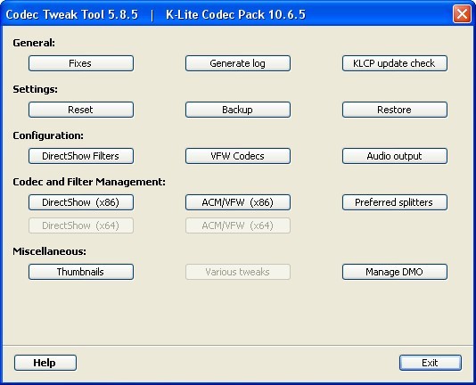 K-Lite Codec Pack - Screenshot #8