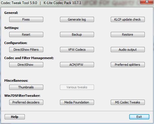 K-Lite Codec Pack Full - Screenshot #16