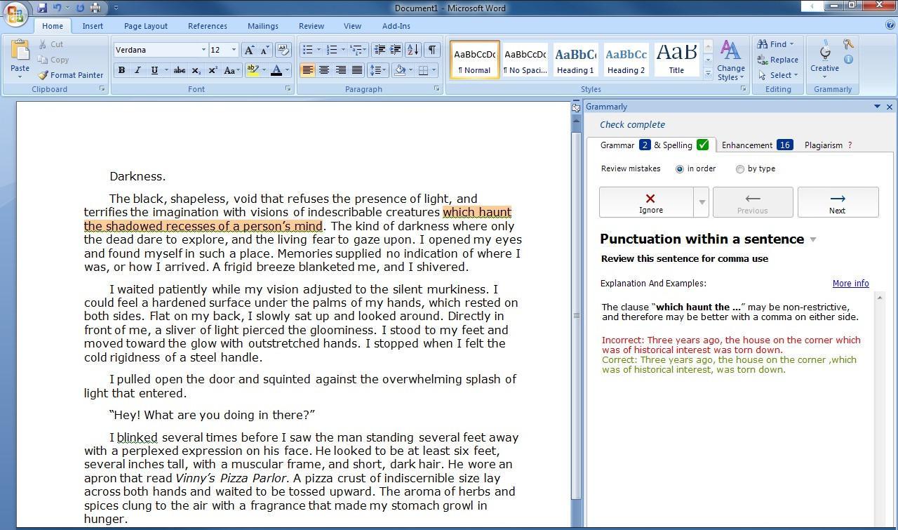 grammarly for microsoft office suite free download