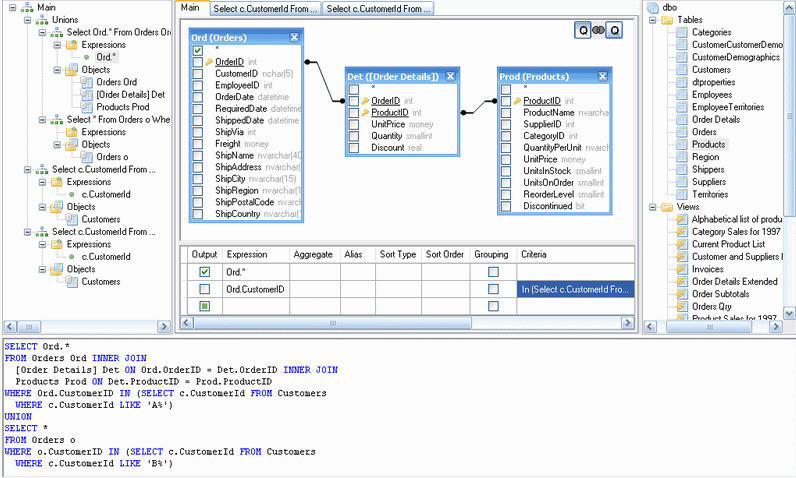 Active Query Builder VCL Component Free Edition - Screenshot #2