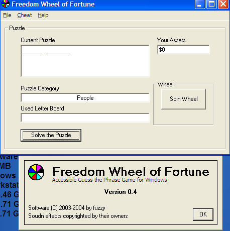 Freedom Wheel of Fortune - Screenshot #1