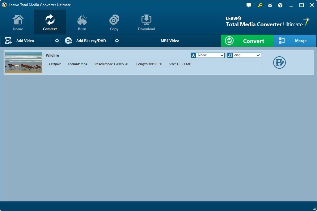 Leawo Total Media Converter Ultimate - Screenshot #5