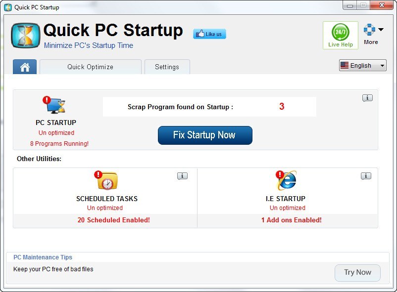 Quick PC Startup download for free SoftDeluxe