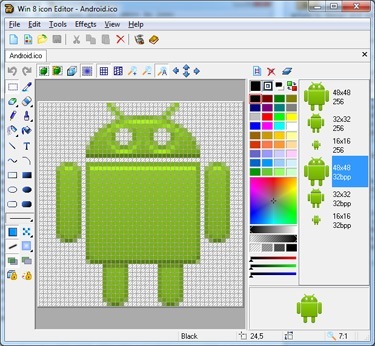 Win 8 Icon Editor - Screenshot #1