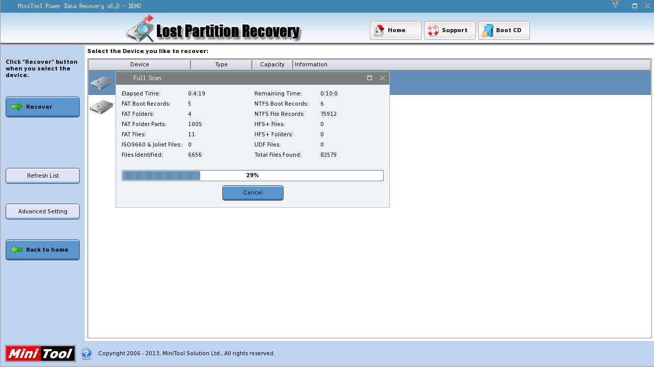 download minitool power data recovery free edition v7.5