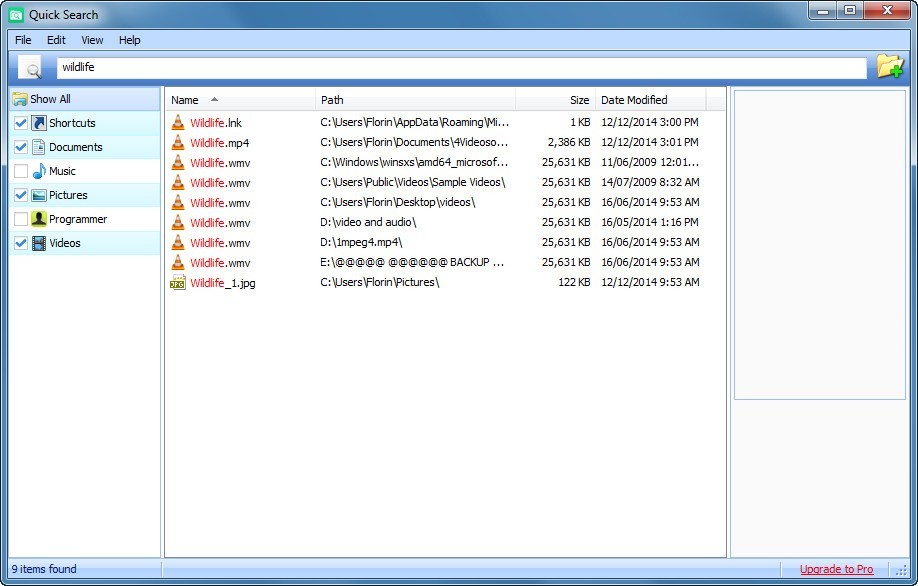 Quick Search - Screenshot #8