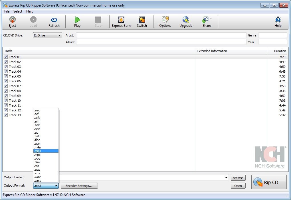 Express Rip CD Ripper Software download for free - SoftDeluxe