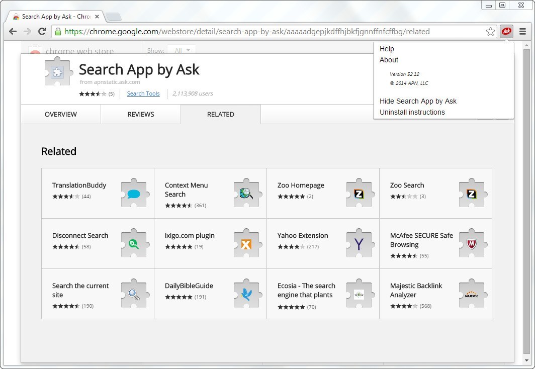 Search app by ask что это за программа и нужна ли она на компьютере