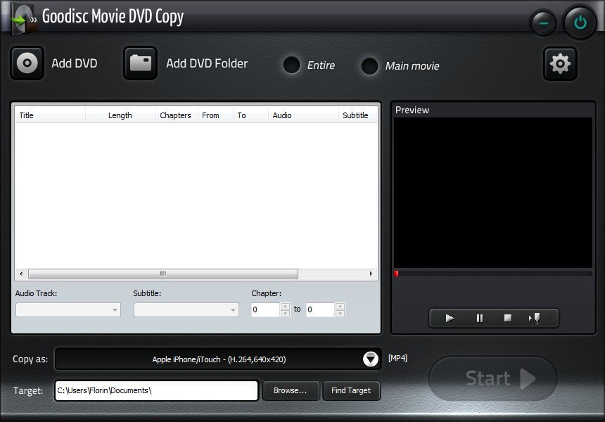 Goodisc Movie DVD Copy - Screenshot #1