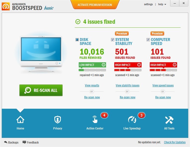 AusLogics BoostSpeed - Screenshot #14