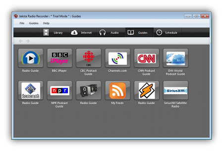 Jaksta Radio Recorder for Windows - Screenshot #1